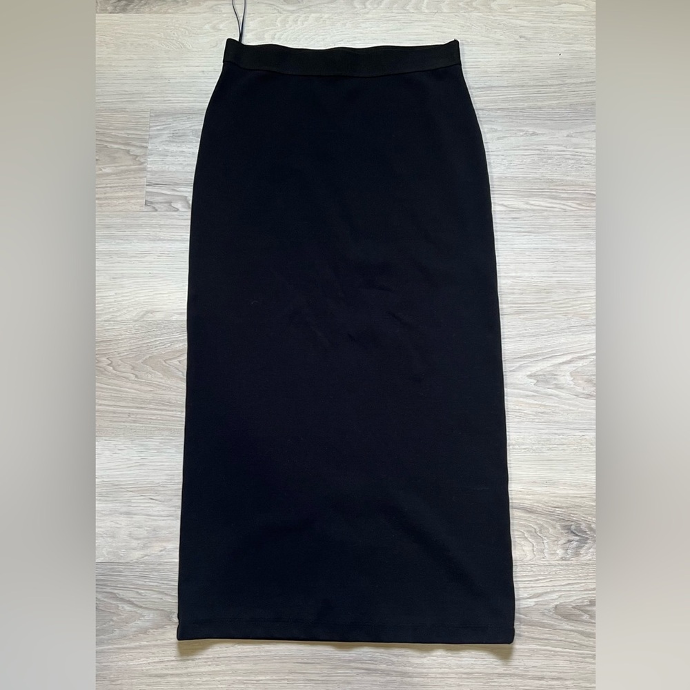 Zara Black Midi Bodycon Pencil Skirt